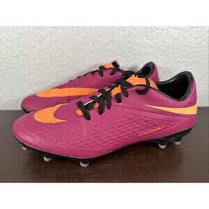 Nike Hypervenom Phelon Soccer Cleat 599077-585 Women Size 7.5 plum/purple/orange